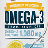 Seriously Delicious Omega-3 Fish Oil Lemon Creme 16 oz