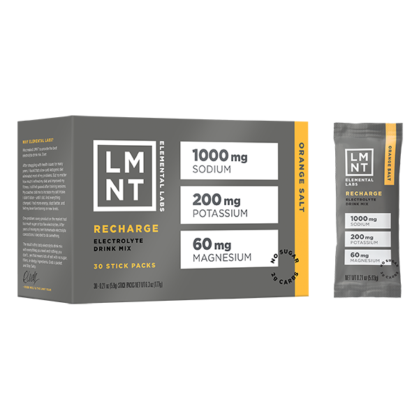 LMNT Recharge – Orange Salt 30 Servings