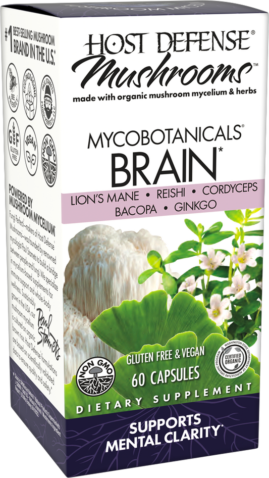 MycoBotanicals® Brain* 60 Capsules