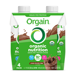 Organic Nutrition Shake Creamy Chocolate Fudge 4 Pack