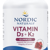 Vitamin D3+K2 Gummies Pomegranate 60 Gummies