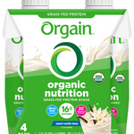 Organic Nutrition Shake Sweet Vanilla Bean 4 Pack