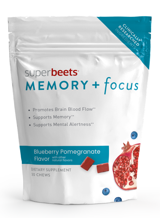 SuperBeets Memory + Focus 30 Chews