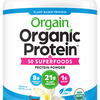 Organic Protein + Superfoods Protein Powder Plant Based Vanilla Bean 18 Servings