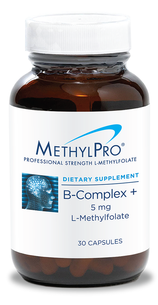 B-Complex + 5 mg L-Methylfolate 30 Capsules