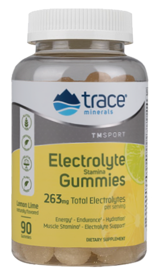 Electrolyte Stamina Gummies Lemon Lime 90 Gummies