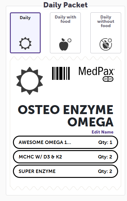 Awesome Box Osteo Enzyme Omega